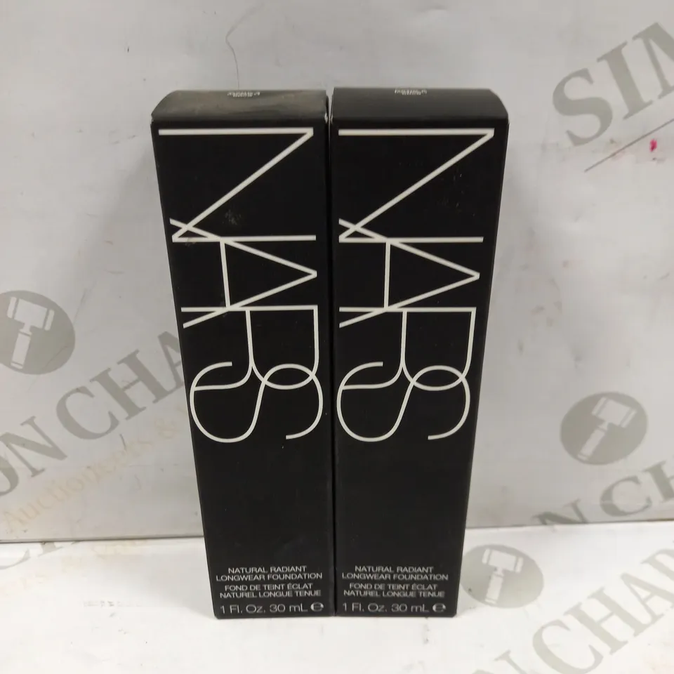 BOX OF 2 NARS NATURAL RADIANT LONGWEAR FOUNDATION - DARK 3 IGUACU