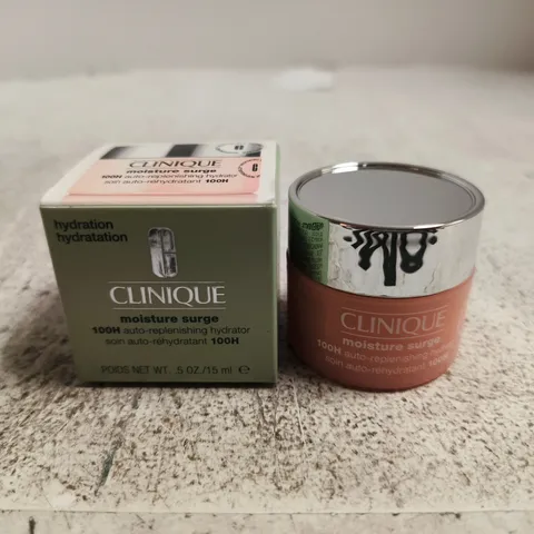 BOXED CLINIQUE MOISTURE SURGE 100H AUTO-REPLENISHING HYDRATOR – 15 ML