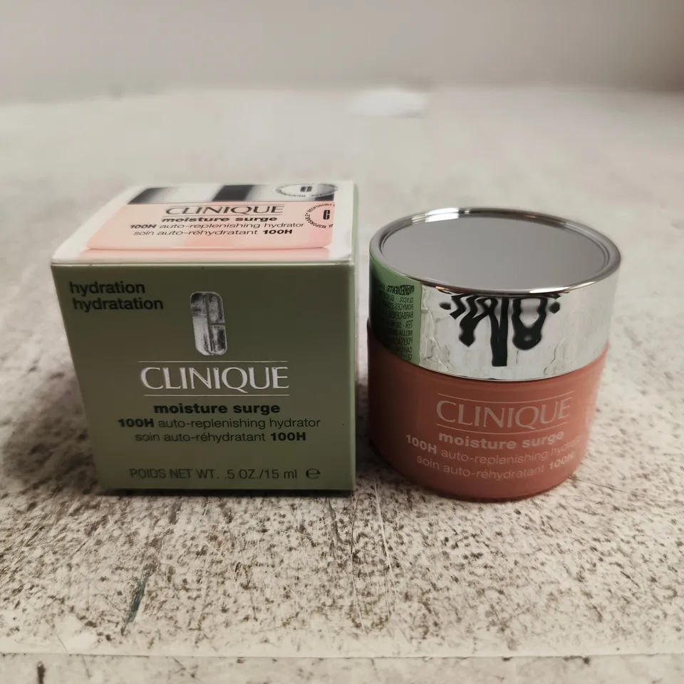 BOXED CLINIQUE MOISTURE SURGE 100H AUTO-REPLENISHING HYDRATOR – 15 ML