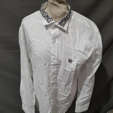 DIOR LONG SLEEVE SHIRT IN WHITE - XL