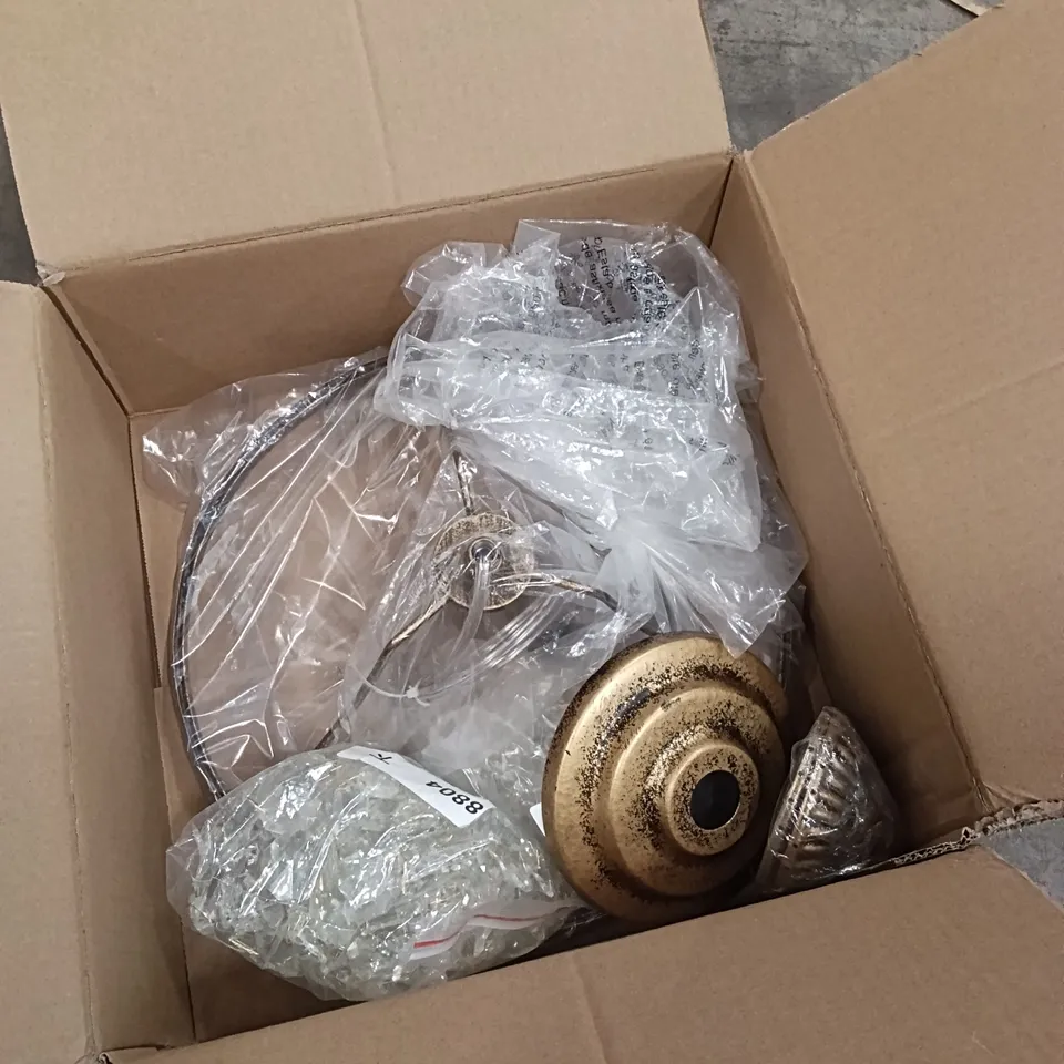 BOXED HANGING LIGHT - GOLD FINISH (1 BOX)