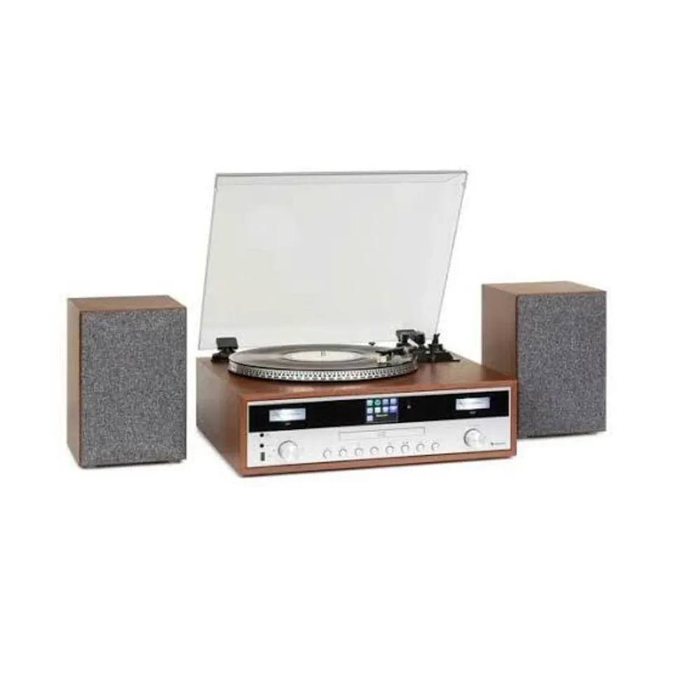AUNA BIRMINGHAM HIFI CD STEREO SYSTEM - WOOD BOXED
