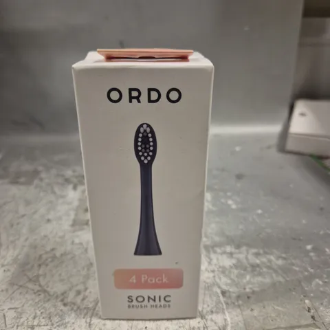 ORDO PACK OF 4 SONIC BRUSH HEADS