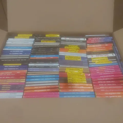 BOX OF APPROX 100 BRAND NEW MUSIC CDS TO INCLUDE;