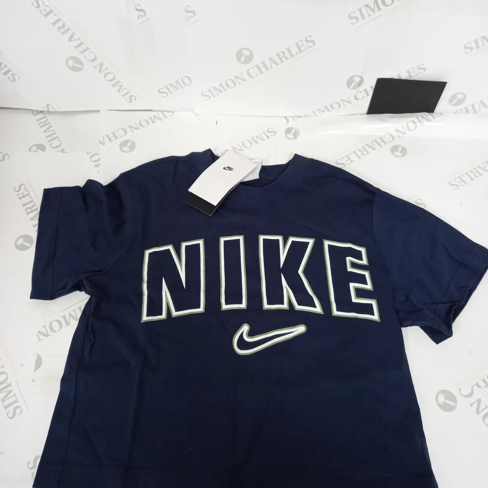 NIKE LOGO CASUAL CROP T-SHIRT SIZE S