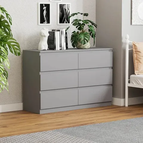 DESIGNER  DENVA 6 DRAWER CHEST