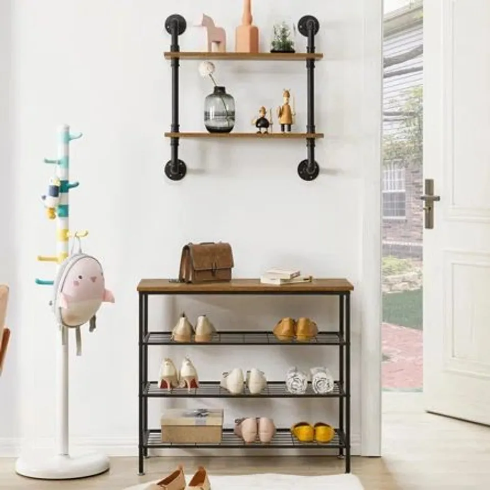 BOXED 12 PAIR SHOE RACK (1 BOX)