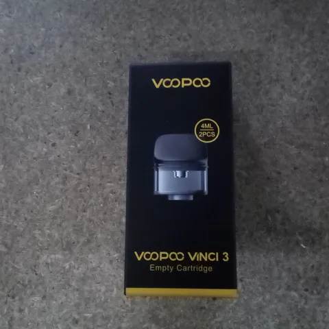 BOX OF APPROX 40 VOOPOO VINCI 3 EMPTY CARTRIDGE