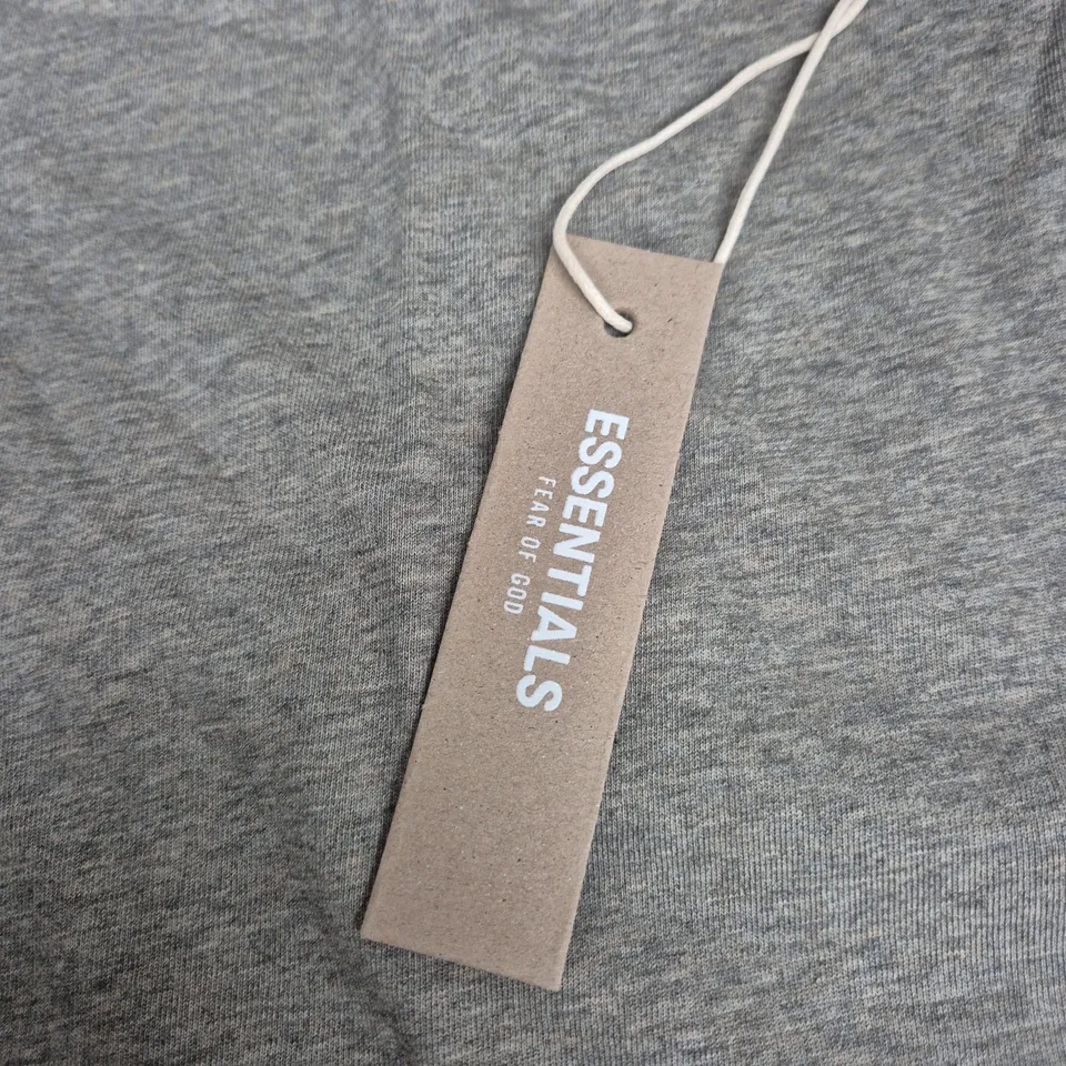 ESSENTIALS FEAR OF GOD T‑SHIRT – GREY MARL - SMALL