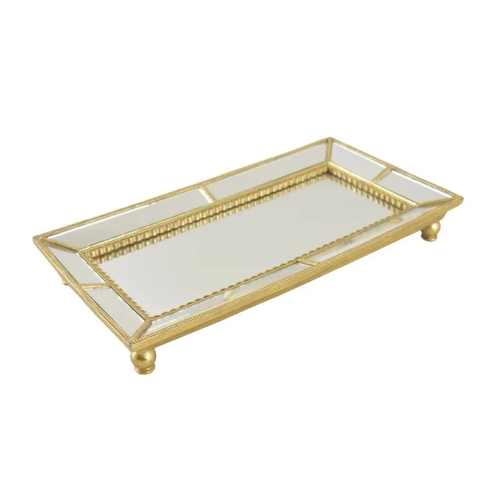 BOXED GOLD MIRROR TRAY