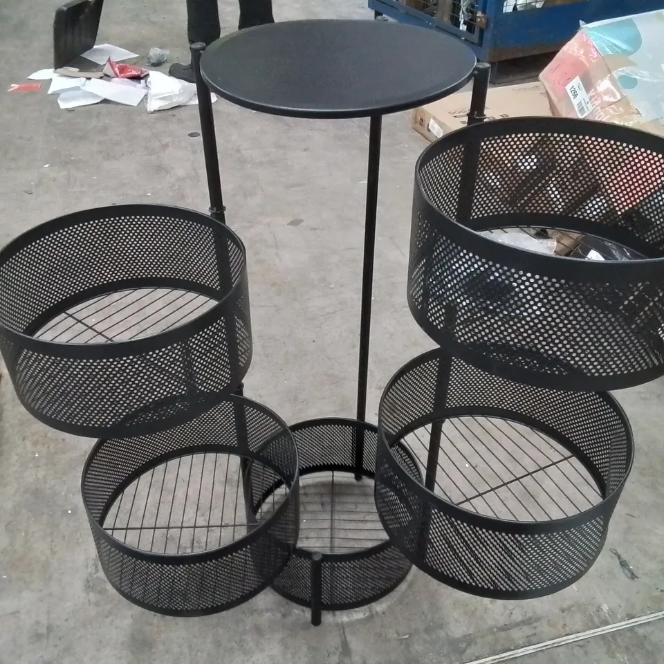 BOXED 5 TIER METAL STORAGE UNIT