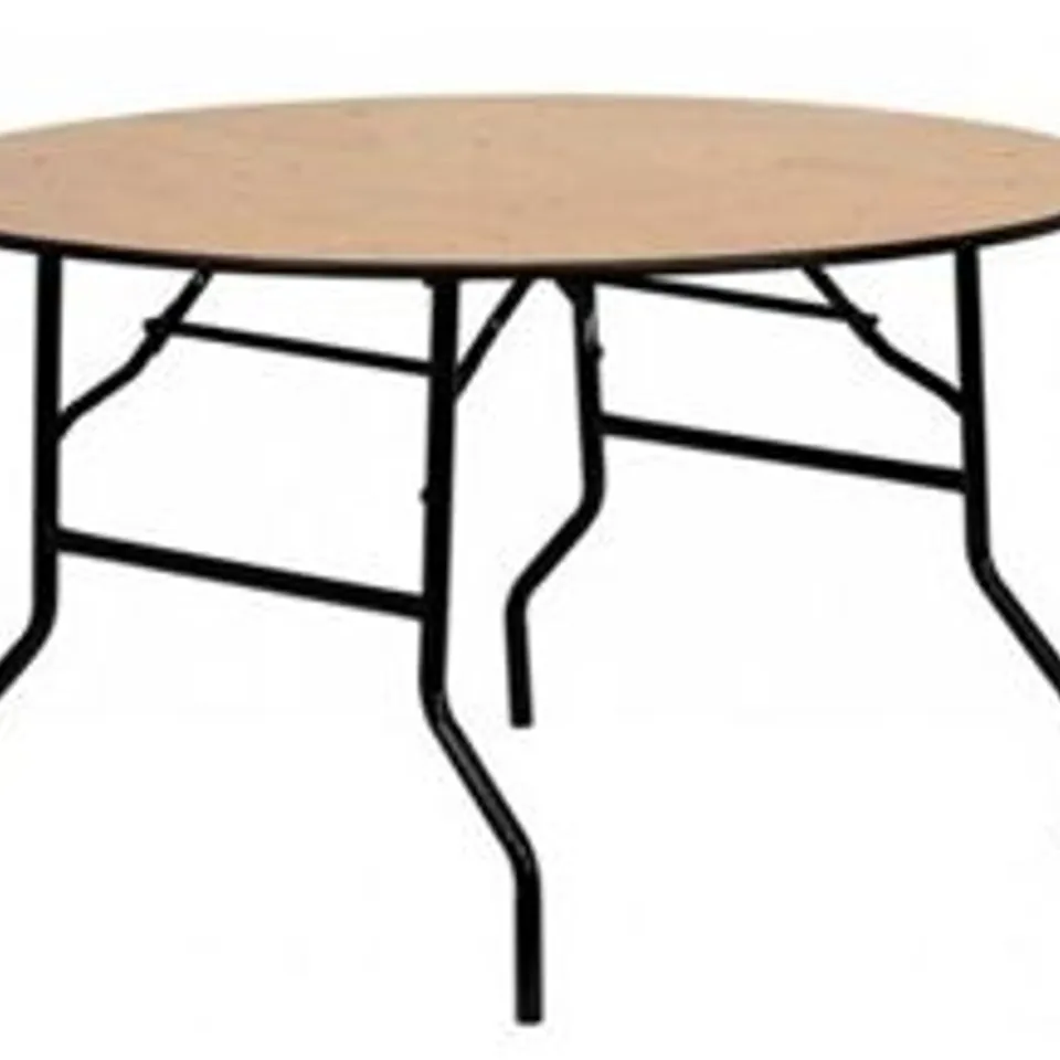 FOUR CIRCULAR FOLDABLE EVENT CATERING TABLES RRP £800