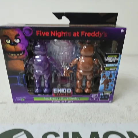 FIVE NIGHTS AT FREDDY'S COLLECTIBLE 2-PACK ACTION FIGURES – PURPLE BONNIE & BROWN FREDDY