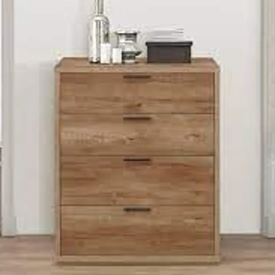 STOCKWELL 4 DRAWER CHEST OF DRAWERS (BOX 2 OF 2)