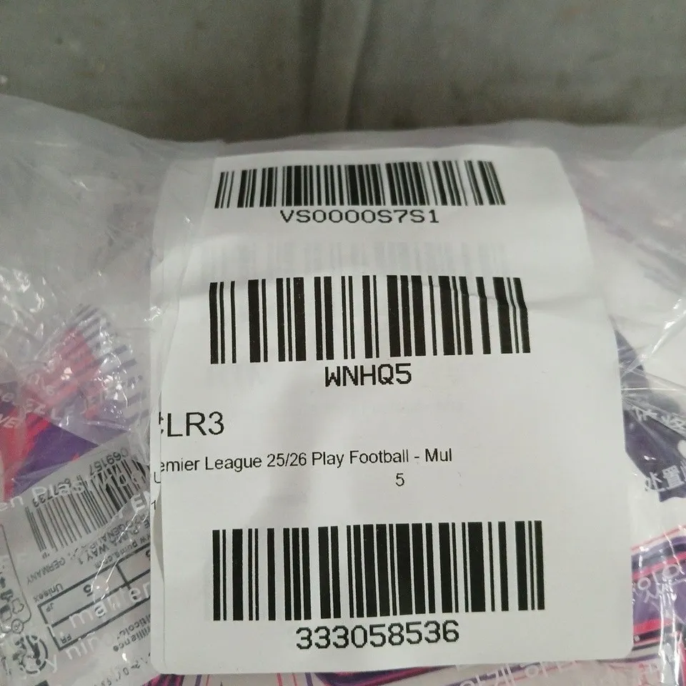 PREMIER LEAGUE PLAY FOOTBALL – MULTICOLOURED FOOTBALL, SIZE 5