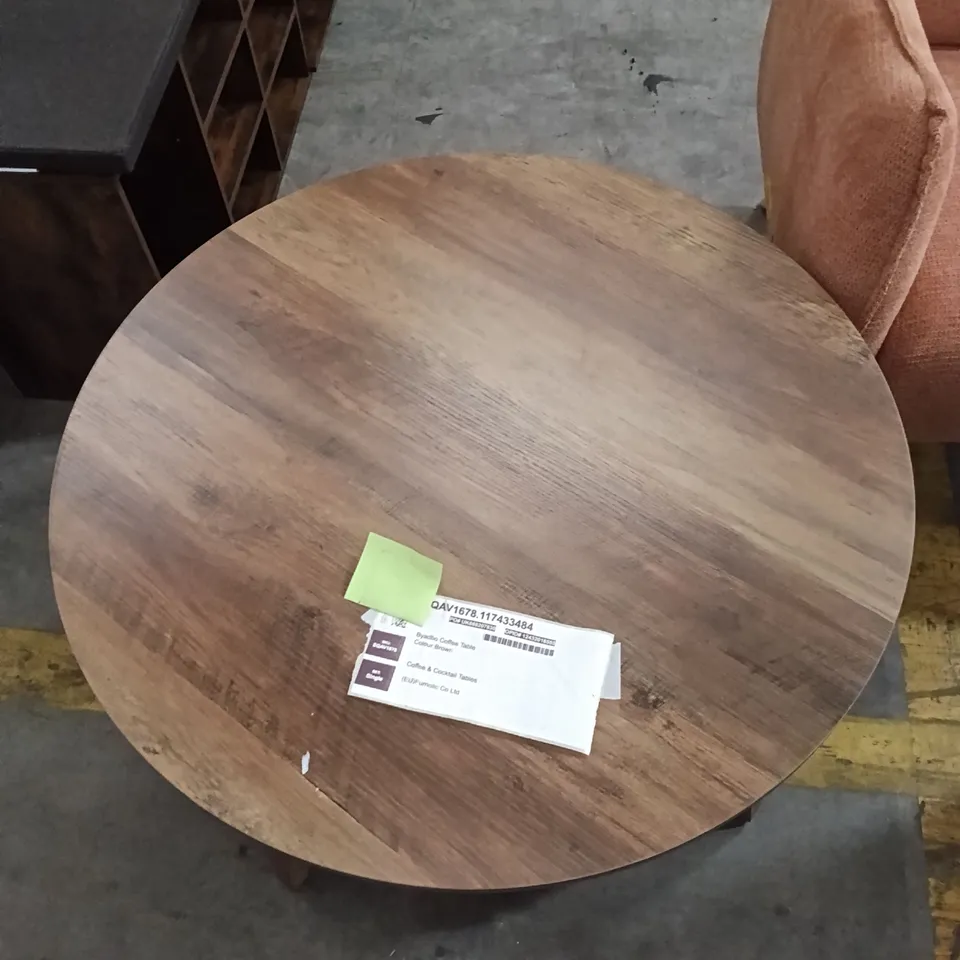 BYADBO COFFEE TABLE - BROWN 