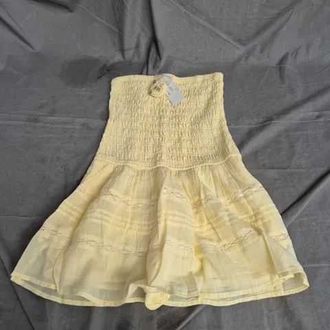 HOLLISTER PLAYSUIT IN YELLOW SIZE S P