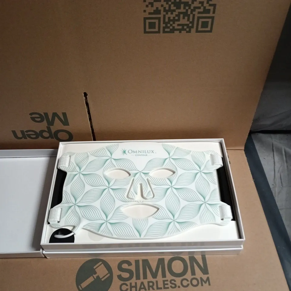 OMNILUX CONTOUR FACE LED LIGHT THERAPY DEVICE - BOXED, MEDICAL GRADE ANTI-AGEING