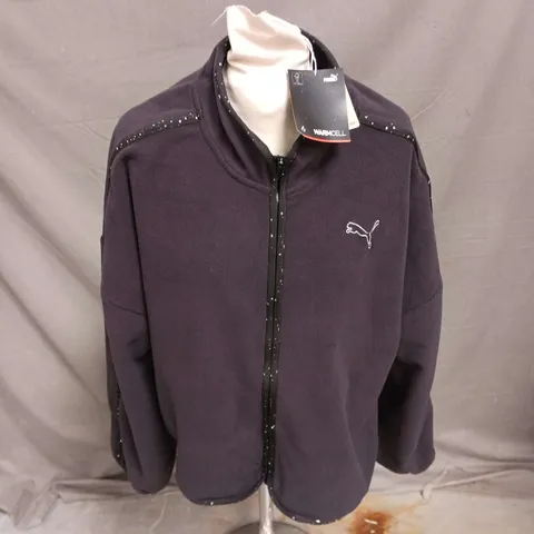 PUMA WARMCELL ZIP THROUGH JACKET IN BLACK SIZE XL