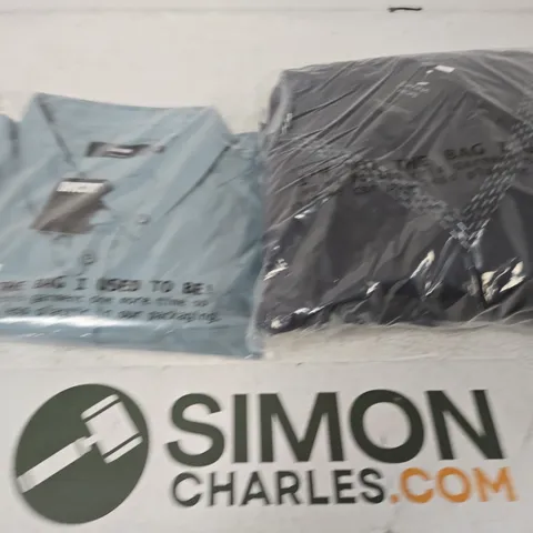 BOX OF APPROX 10 ASSORTED CLOTHING ITEMS IN VARIOUS STYLES, COLORS AND SIZES 