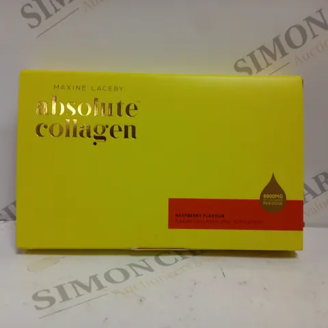 SEALED MAXINE LACEBY ABSOLUTE COLLAGEN FOOD SUPPLEMENT - RASPBERRY 140ML	