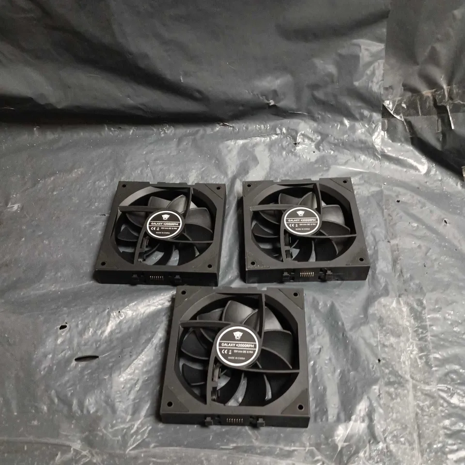 GALAXY COMPUTER CASE FANS – 3 PACK