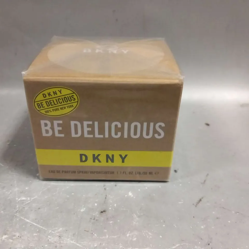 BOXED AND SEALED BE DELICIOUS DKNY EAU DE PARFUM 50ML