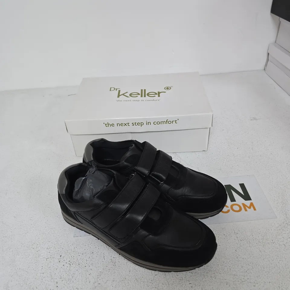 DR KELLER MEN'S SHOES – BRENDAN B4229 – SIZE UK 12 – BLACK