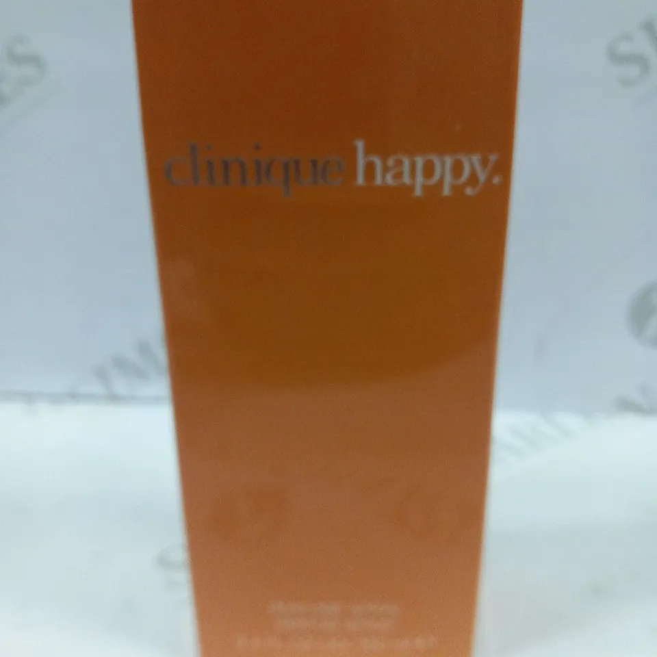 BOXED AND SEALED CLINIQUE HAPPY PERFUME SPRAY 100ML