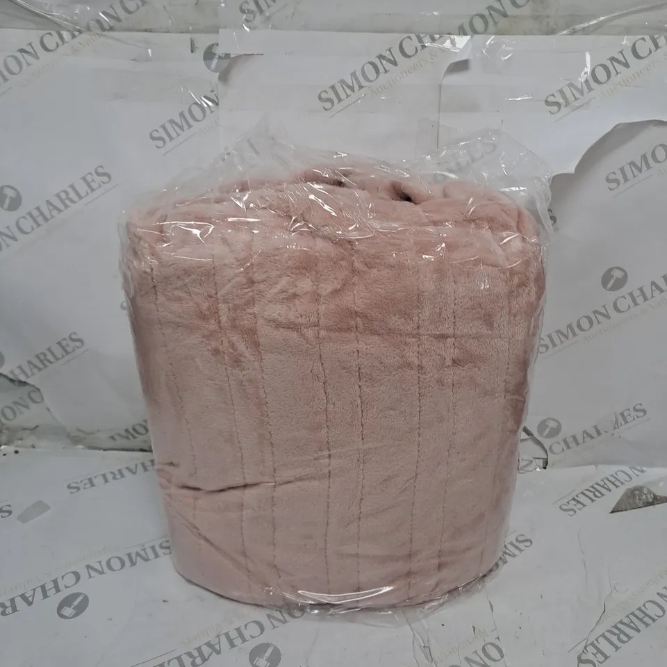 COZEE HOME VELVETSOFT HEATED THROW IN PINK