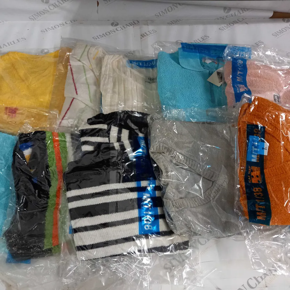 LOT OF 10 ASSORTED BAGGED CLOTHING ITEMS - VARIOUS SIZES