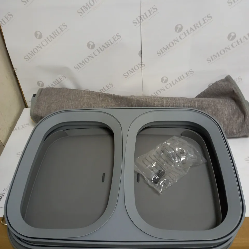 JOSEPH JOSEPH TOTA 90-LITRE LAUNDRY SEPARATION BASKET - GREY