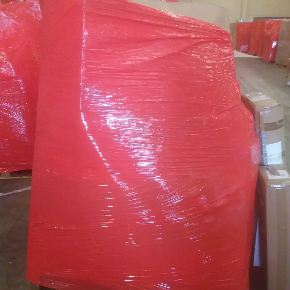 PALLET OF ASSORTED ITEMS INCLUDING 3 TIER STORAGE CART, SHOWER STOOL, KITCHEN FAUCET, ELECTRIC SMOKELESS GRILL