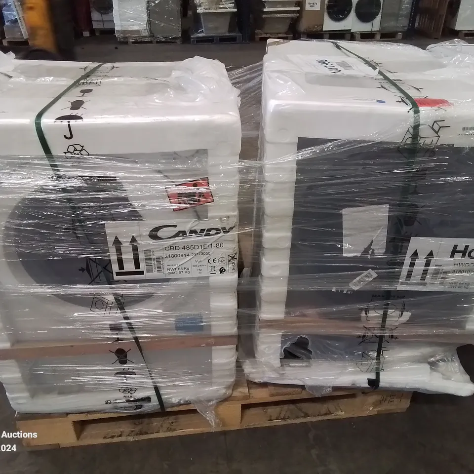 PALLET OF APPROXIMATELY 4 UNPROCESSED RAW RETURN WHITE GOODS TO INCLUDE;