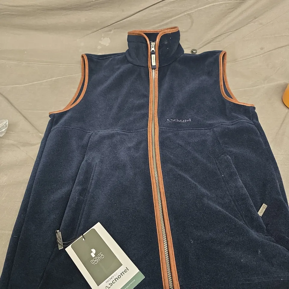 SCHÖFFEL OAKHAM FLEECE GILET – NAVY, UK 38