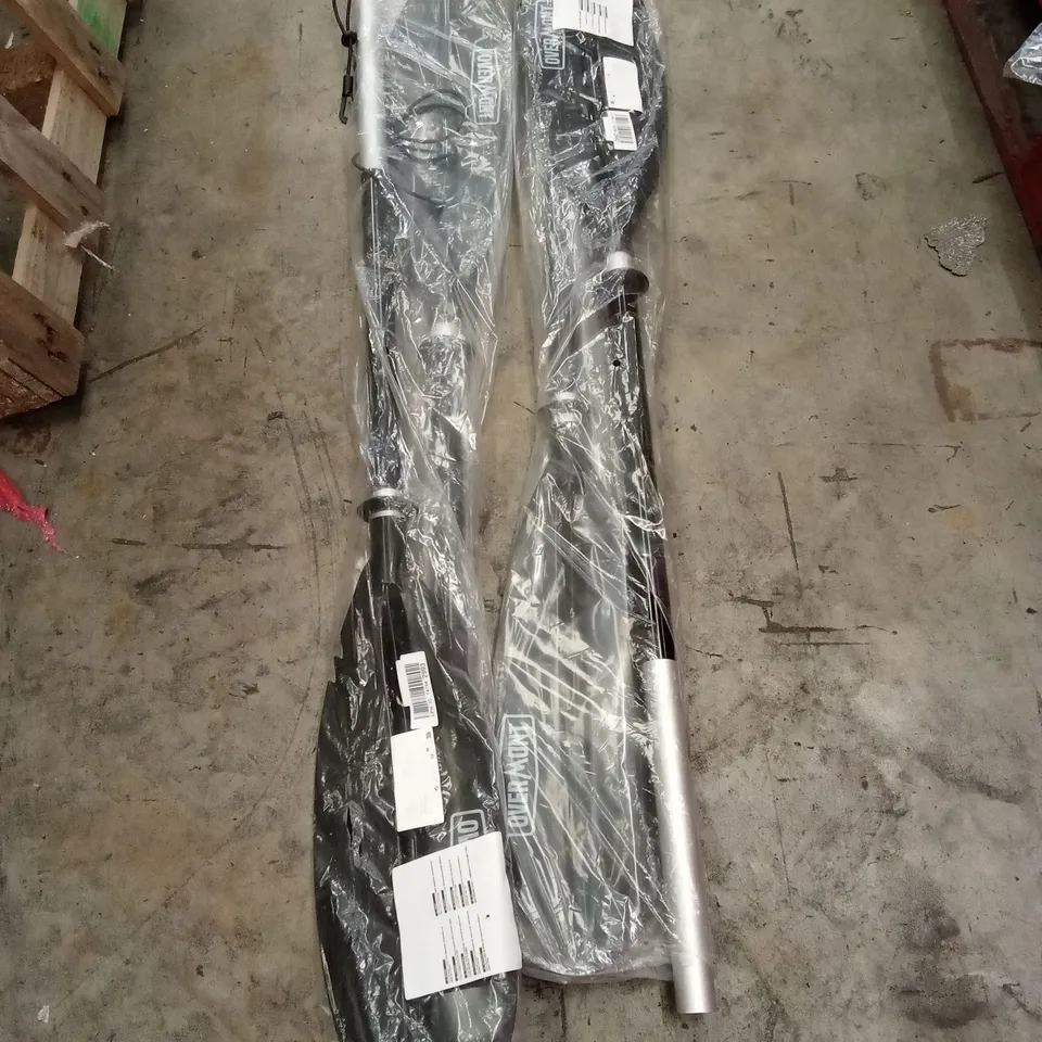 PALLET OF ASSORTED HOUSEHOLD GOODS AND PRODUCTS TO INCLUDE; WATER SPORT PADDLES, BABY STROLLER, BOXED FURNITURE ETC 