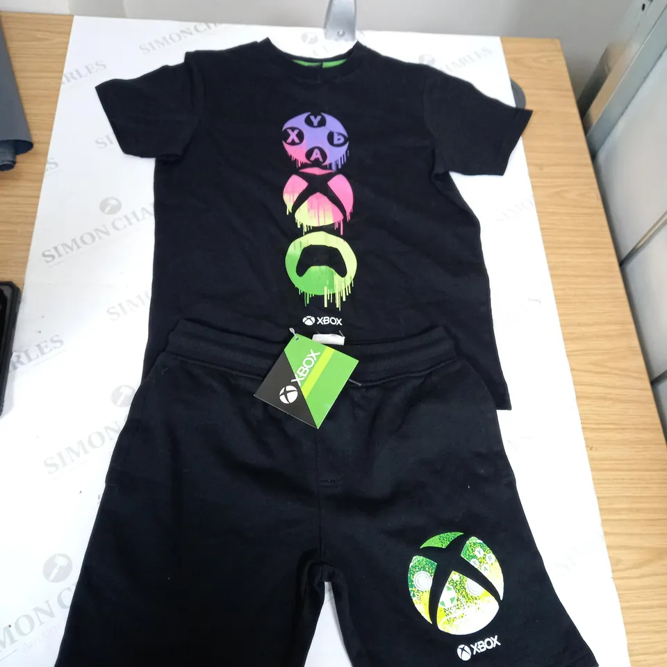 XBOX LOGO T-SHIRT AND SHORTS SIZE UNSPECIFIED