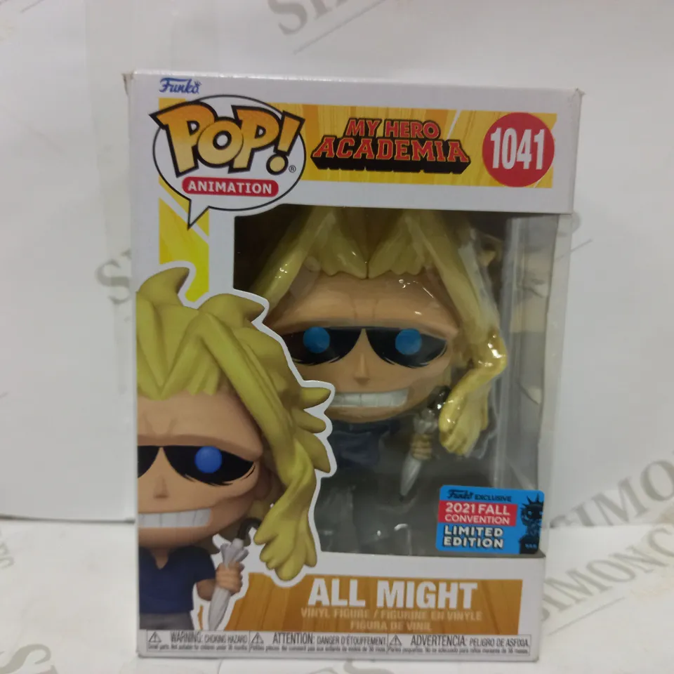 FUNK POP ANIMATION MY HERO ACADEMIA 1041 'ALL MIGHT' VINYL FIGURE