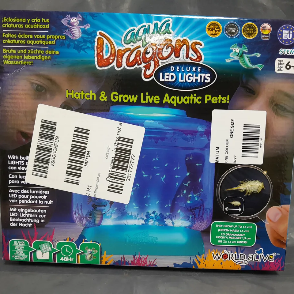 BOXED AQUA DRAGONS HATCH & GROW LIVE AQUATIC PETS