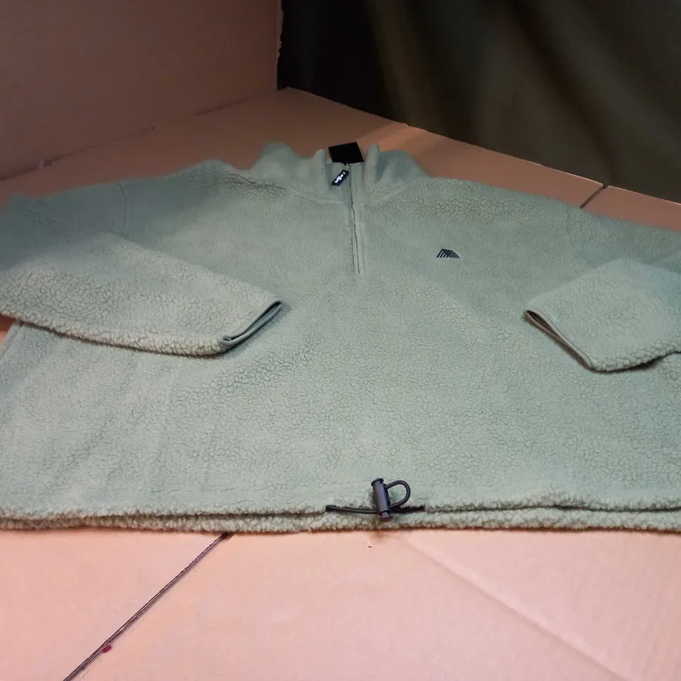 4TH ARQ SAGE BORG/LOGO SWEATER - SMALL