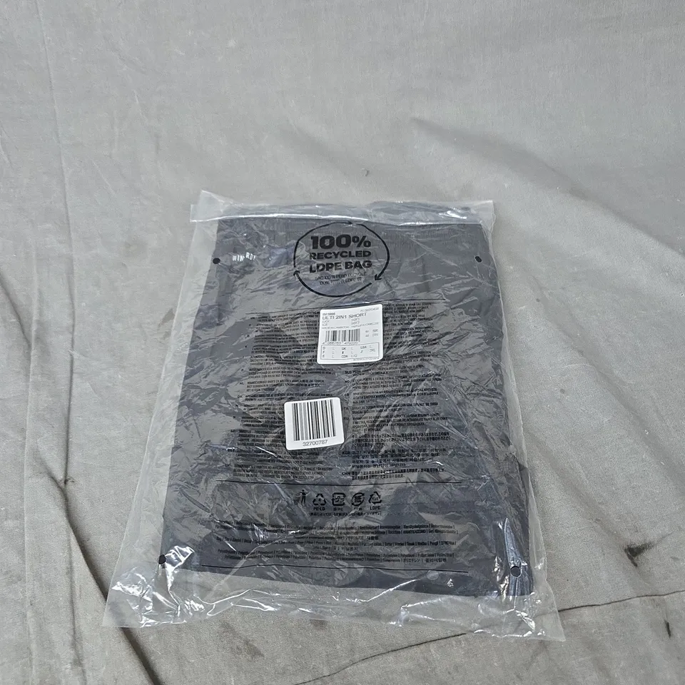 ADIDAS ULTIMATE 2IN1 SHORTS IN BLACK SIZE L