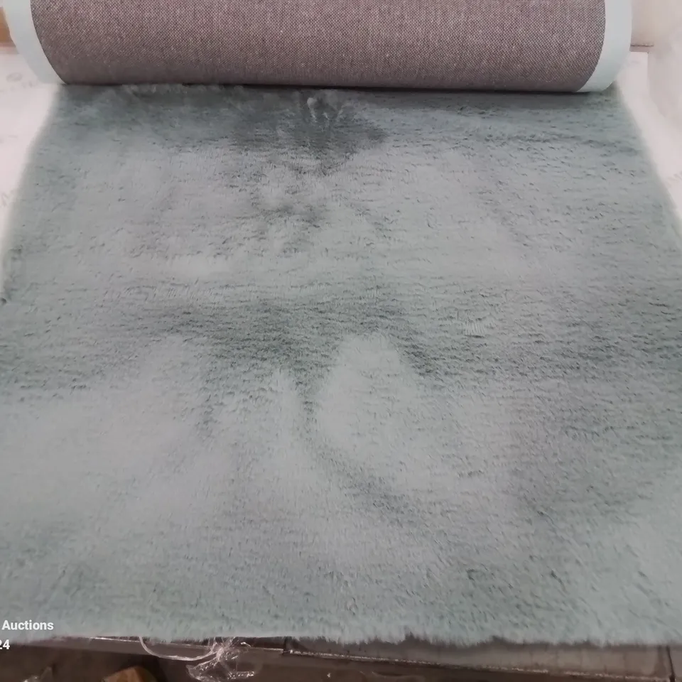 BRAND NEW PACO HOME 780 TURQUOISE RABBIT SUPER SOFT RUG SIZE 80CM X 150CM 