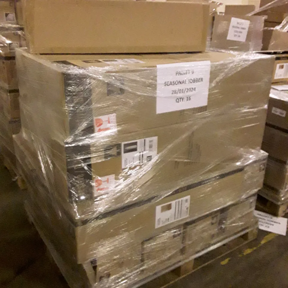 PALLET OF APPROXIMATELY 16 BRAND NEW BOXED ASSORTED CHRISTMAS TREES