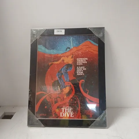 STRANGER THINGS 4 CHAPTER 6 THE DIVE POSTER IN FRAME