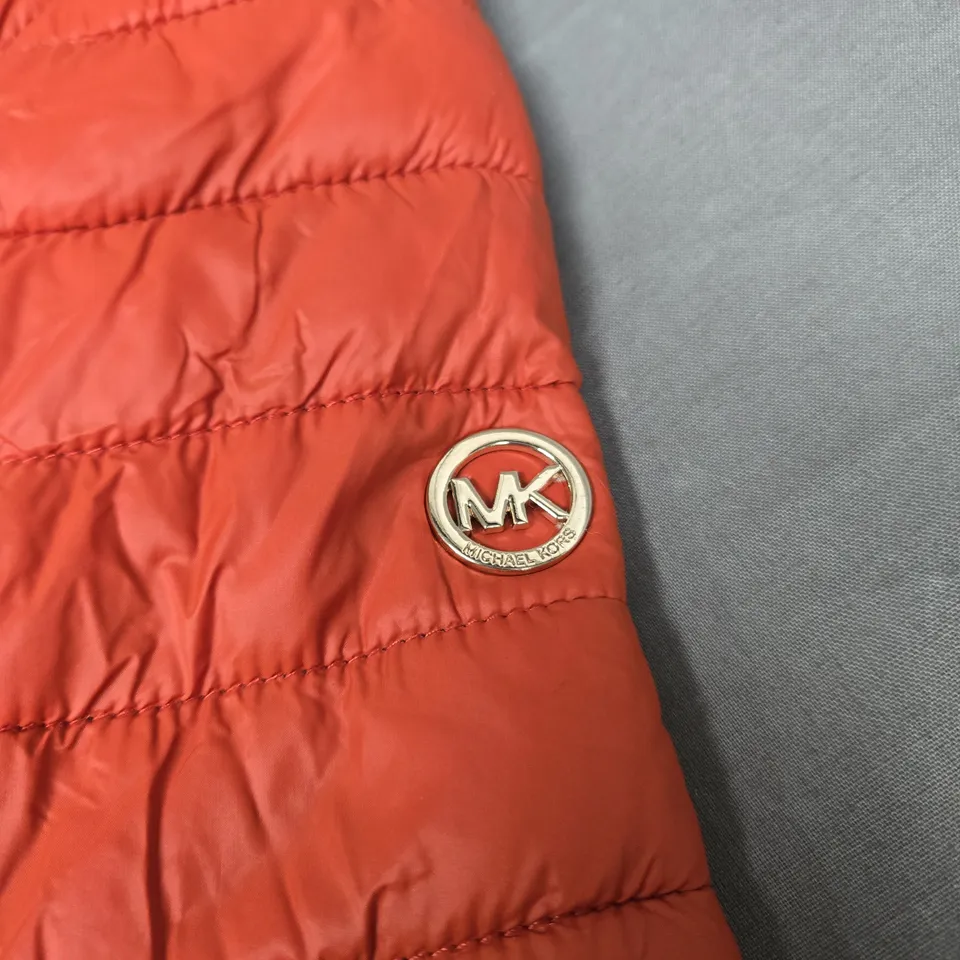 MICHAEL KORS WOMENS QUILTED COAT SIZE L