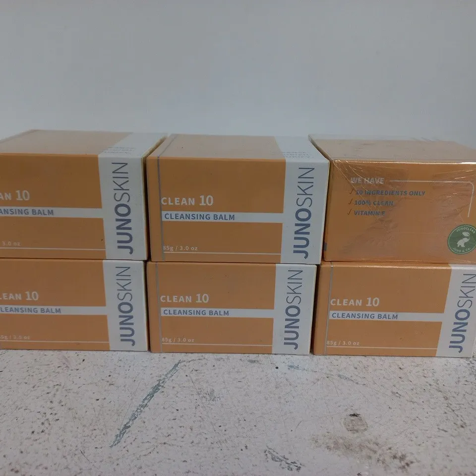 LOT OF APPROXIMATELY 250 SEALED JUNOSKIN CLEAN 10 85ML CLEANSING BALMS