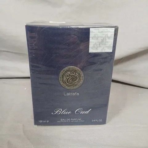 TWELVE BOXED LATTAFA BLUE OUD EAU DE PARFUM 100 ML