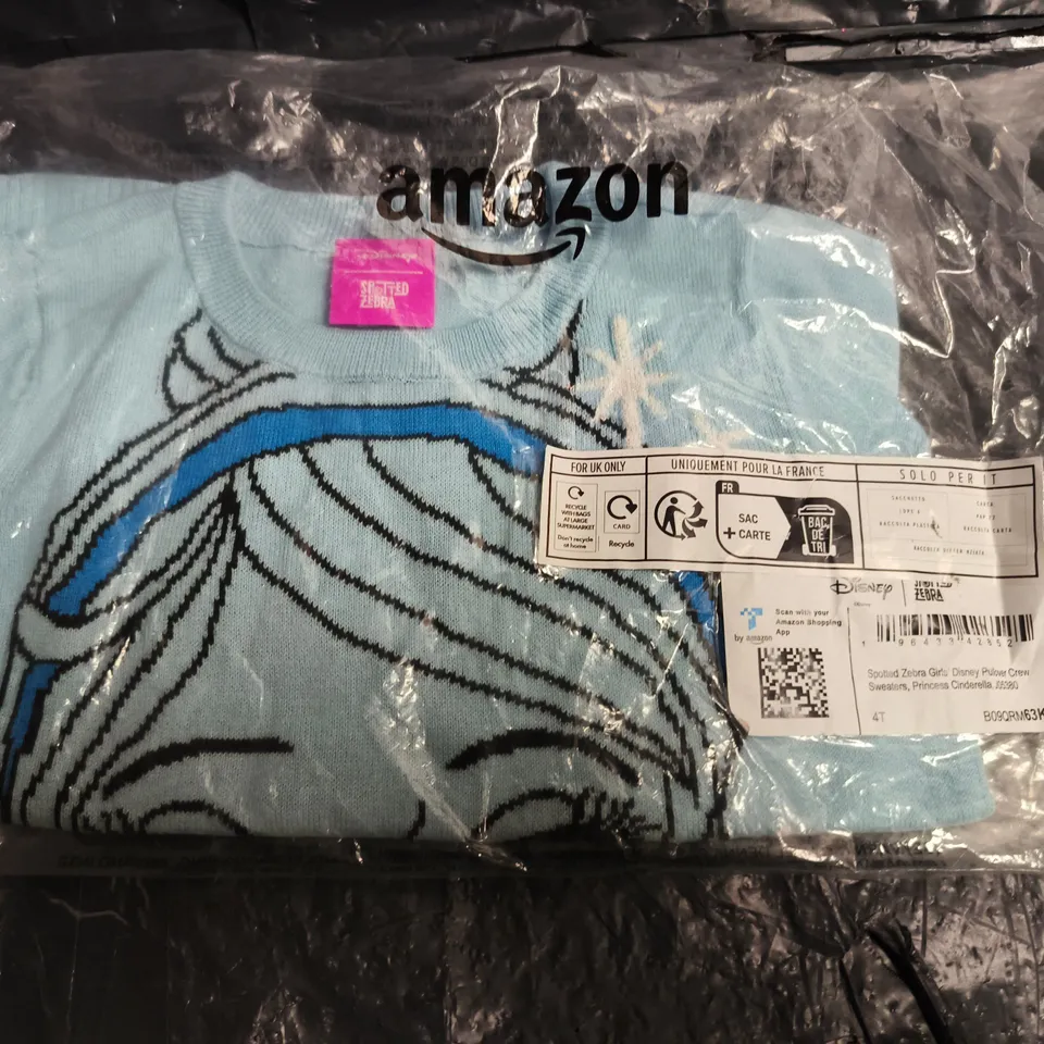 SPOTTED ZEBRA DISNEY PULLOVER CREW SWEATER – UK 4–5 YRS