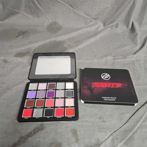 COSMIC BRUSHES SINISTER 20 COLOUR SHADOW PALETTE