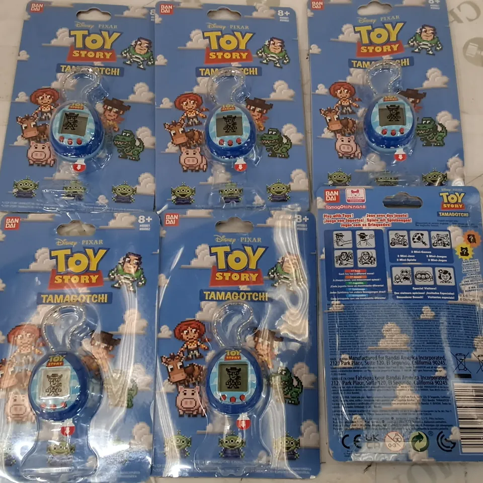 LOT OF 6 TOY STORY TAMAGOTCHIS 